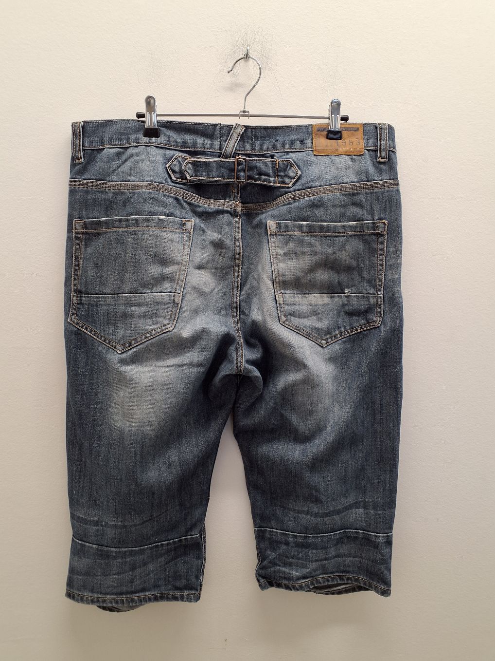 Founded by P.O.Ahl 1953 Denim Shorts